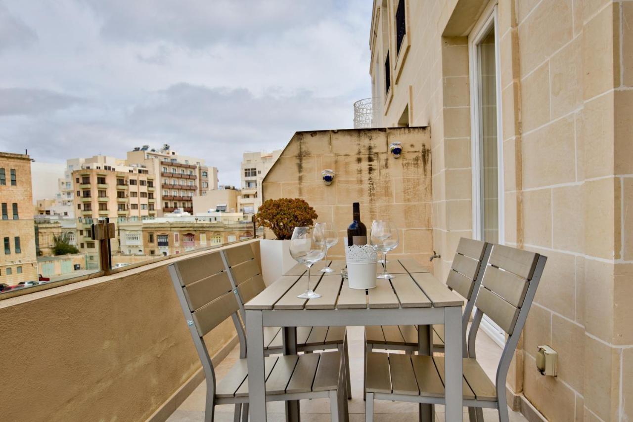 Bright And Central 2 Bedroom Apartment In Sliema Exteriér fotografie